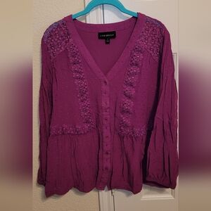 Lane Bryant Peplum Blouse